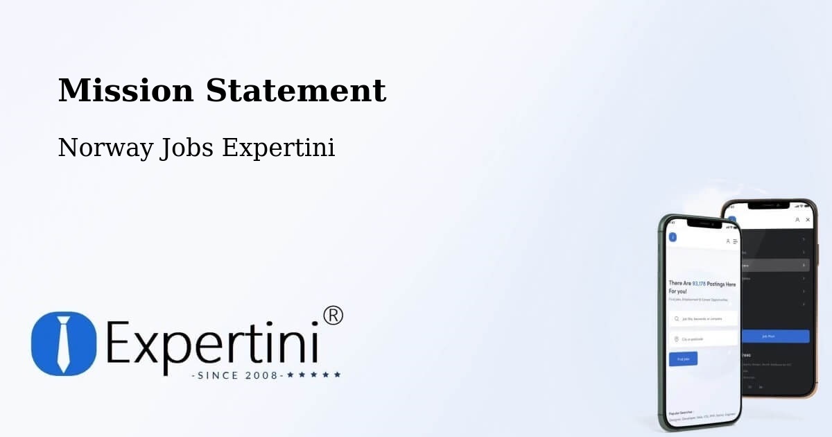 Mission Statement - Norway Jobs Expertini