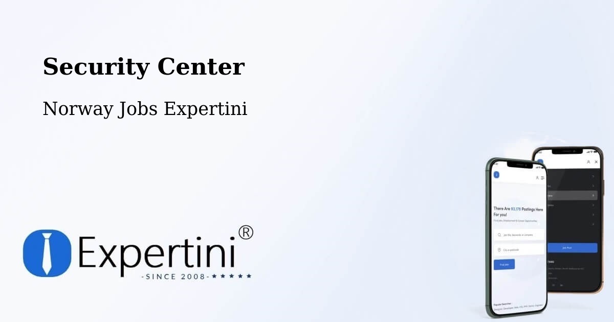 Security Center - Norway Jobs Expertini